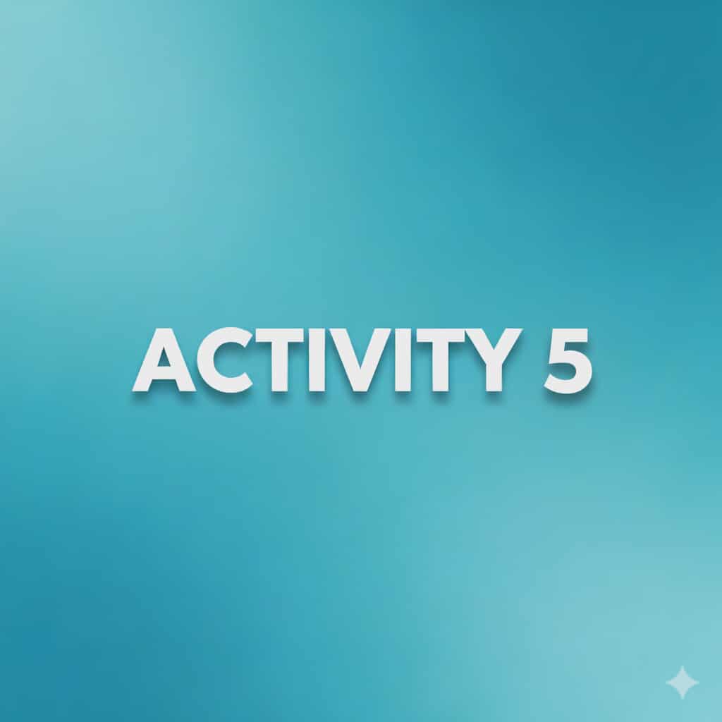 Activity 5 - DOM Manipulation